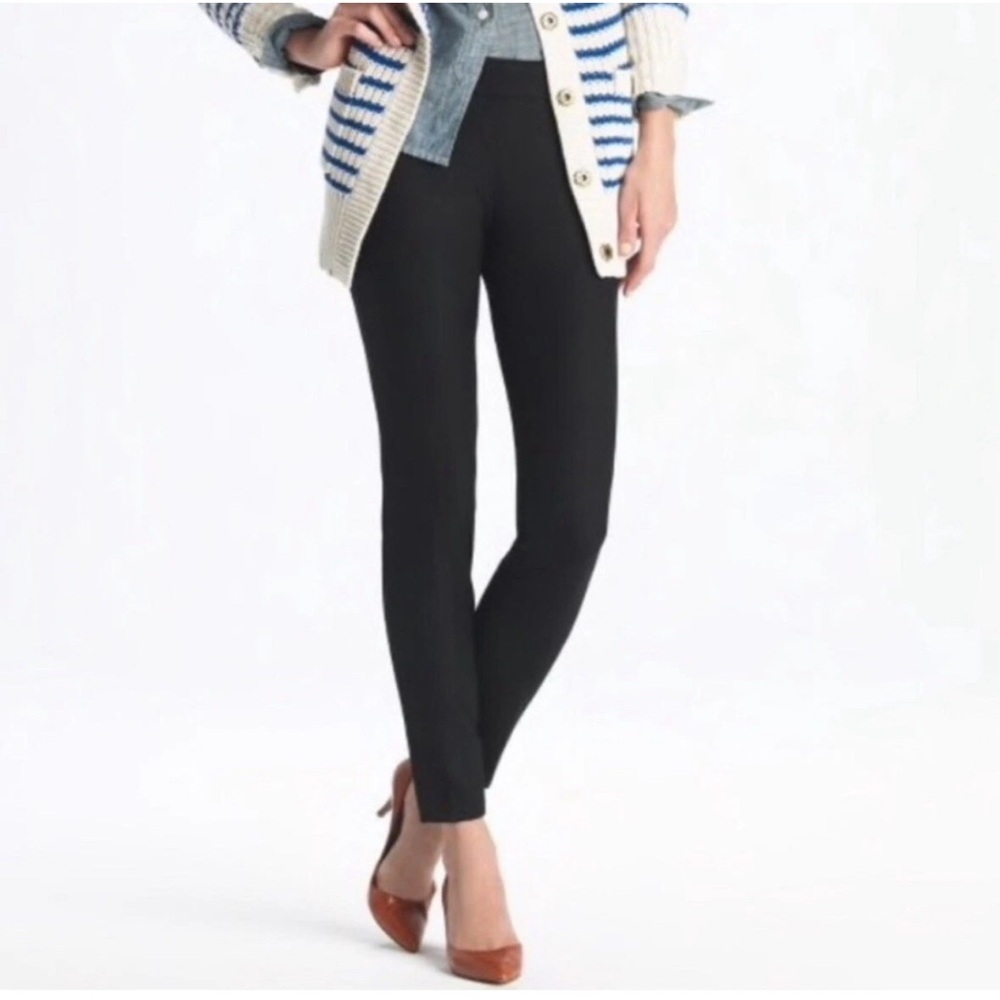 J. Crew ‘Minnie’ Black Wool Stretch Pants - Size 00P